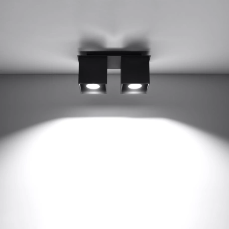 Ceiling lamp QUAD 2 black