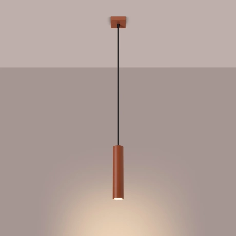 Pendant lamp LAGOS 1 red ochre