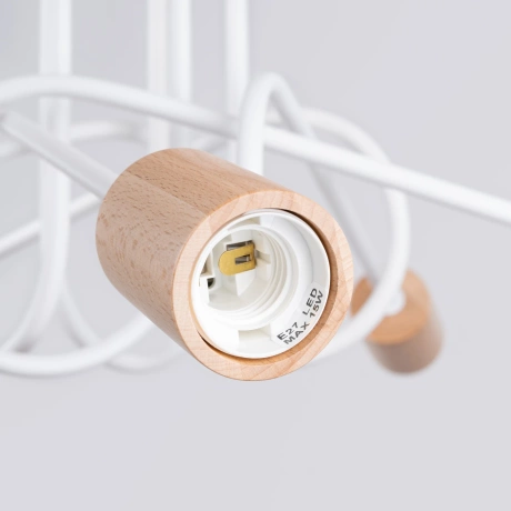 Chandelier EMBER 5 white