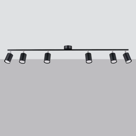 Ceiling lamp LEMMI 6L black
