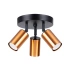 Ceiling lamp WINX 3P black/cooper
