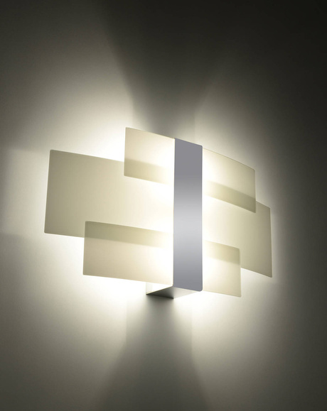 Wall lamp CELIA chrome + 2x LED Bulb G9 3000K Warm 4.5W 510lm