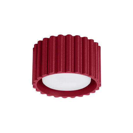 Ceiling lamp AURA 1 burgundy Gx53