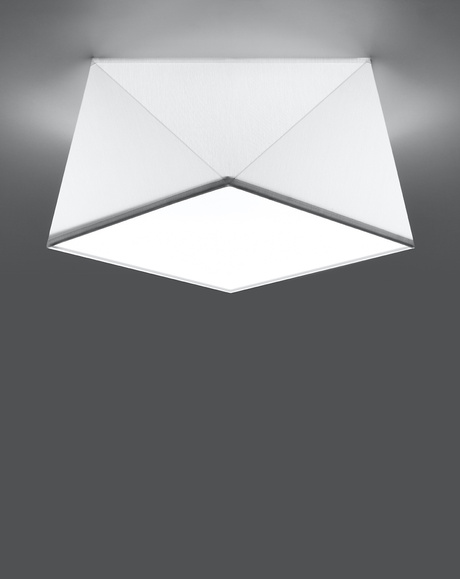 Ceiling lamp HEXA 25 WHITE + 1x LED bulb E27 3000K Warm 7.5W 620lm