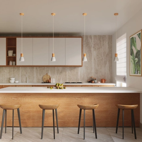 Pendant lamp QUBIC grey