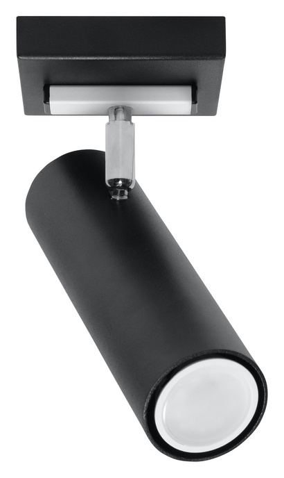 Ceiling lamp DIREZIONE 1 black + 1x LED Bulb GU-10 4000K Cold 7W 630lm