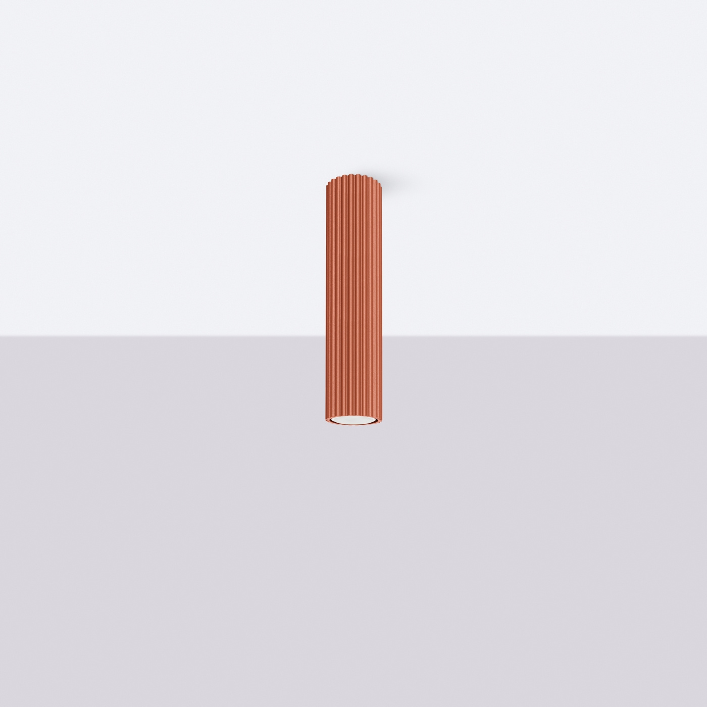 Ceiling lamp KARBON 30 red ochre