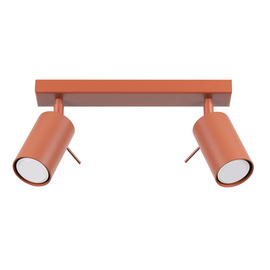 Ceiling lamp RING 2 red ochra
