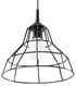 Ceiling pendant light ANATA in black + 1x LED Bulb E27 4000K Cool White 7.5W 650lm