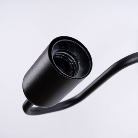 Wall lamp VECTOR black + 1X LED bulb E27 3000K 7W 760lm