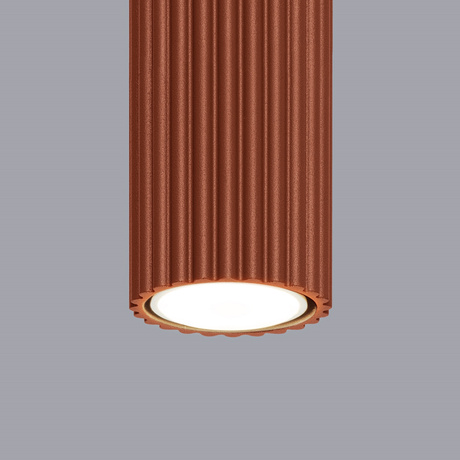 Ceiling lamp KARBON 40 red ochre