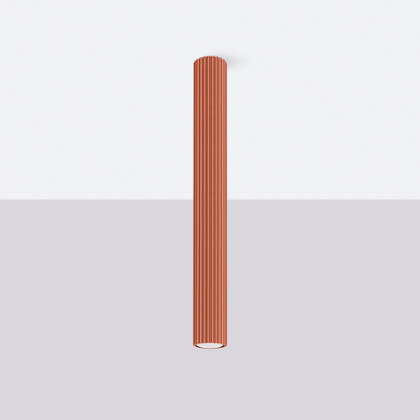 Ceiling lamp KARBON 60 red ochre