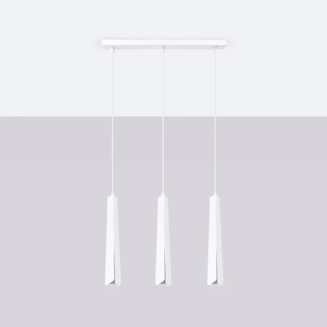 Pendant lamp PRYSM 3L white