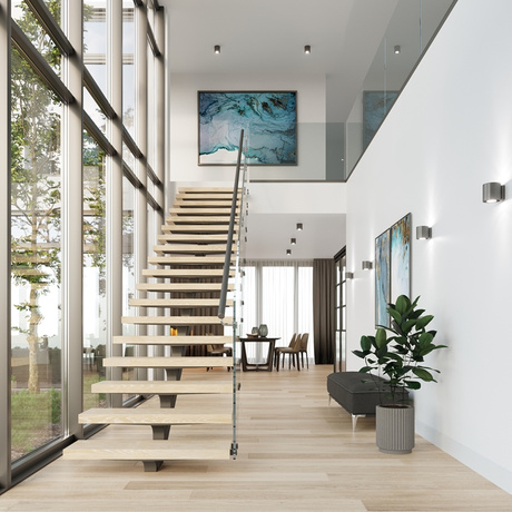 Ceiling lamp ORBIS 1 anthracite + 1x LED bulb GU-10 4000K Cool White 7W 630lm