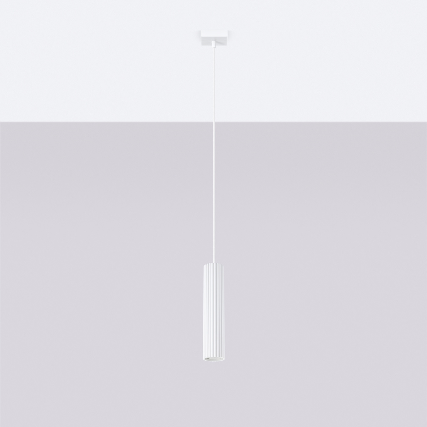 Pendant lamp KARBON 1 white