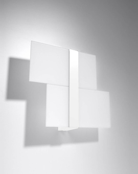 Wall lamp MASSIMO white + 2x LED Bulb G9 4000K Cool White 4.5W 530lm