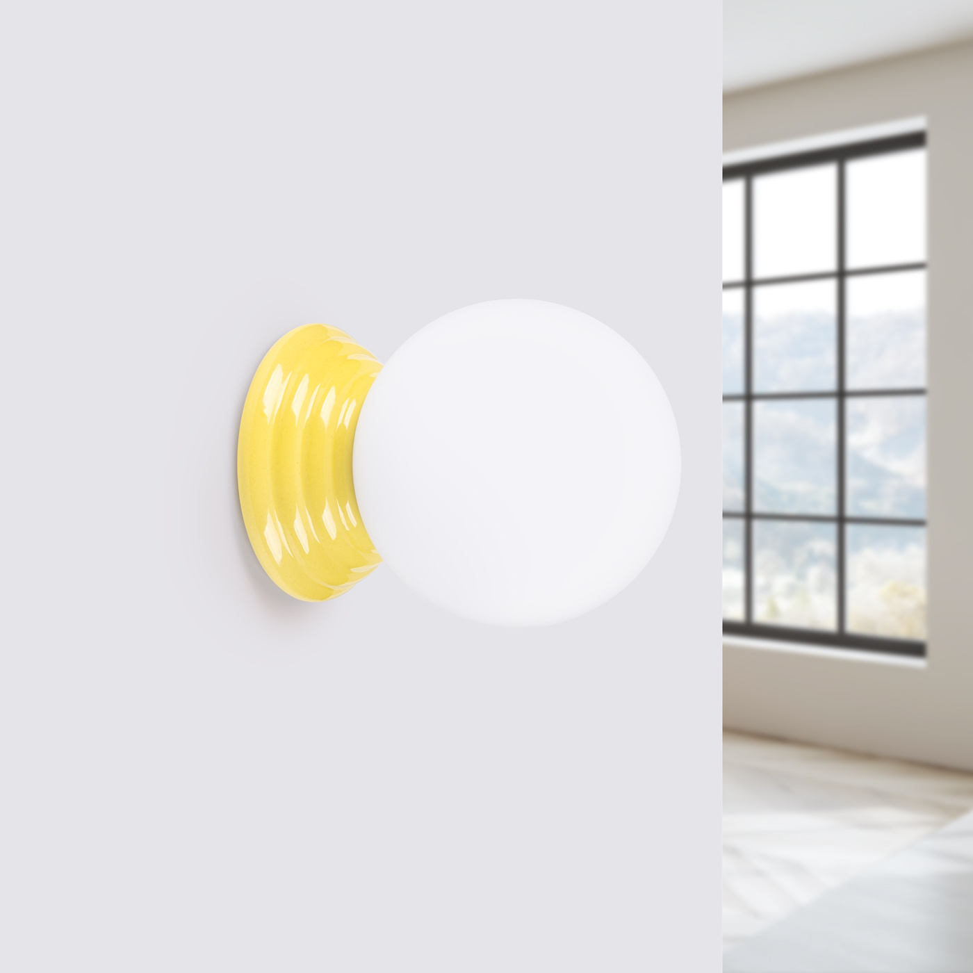 Wall lamp ZORI yellow IP44