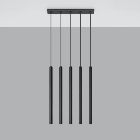 Pendant lamp PASTELO 5 black