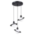 Pendant lamp HYPERION 3P black
