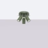 Ceiling lamp RING 3P olive green