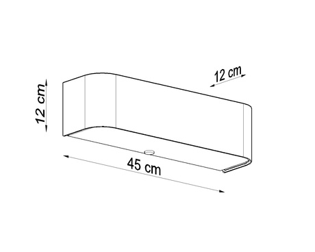 Wall lamp LOKKO black + 2x LED Bulb E27 3000K Warm White 7.5W 620lm