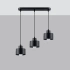 Pendant lamp SAVAR 3 black