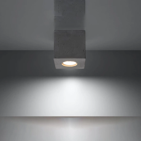 Ceiling lamp QUAD concrete
