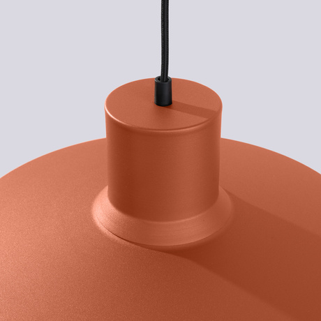 Pendant lamp BILO red ochre