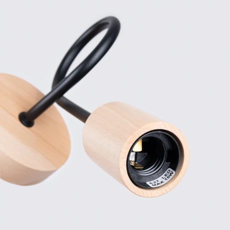 Wall lamp EMBER schwarz