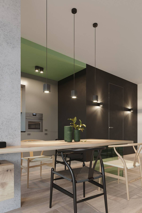 Wall lamp ORBIS black + 1x LED Bulb G9 3000K Warm 4.5W 510lm