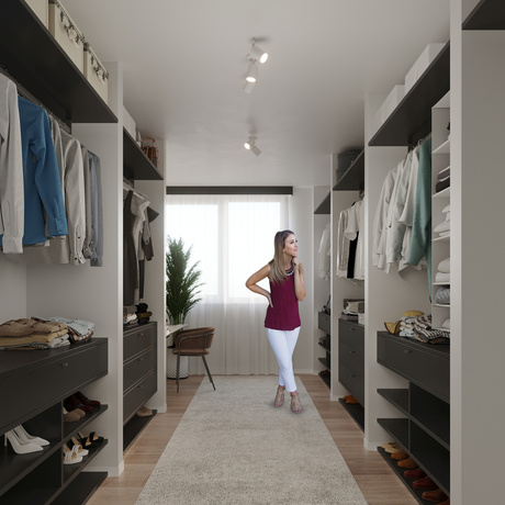 Wall lamp LEMMI 1 white + 1x LED bulb GU-10 3000K Warm 7W 510lm