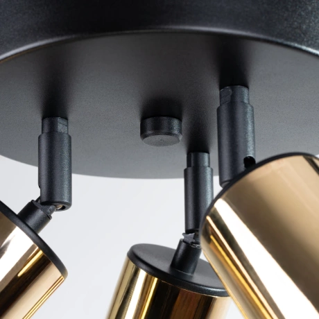 Ceiling lamp WINX 3P black/gold