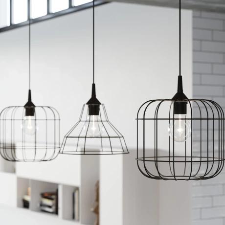 Pendant lamp CELTA black
