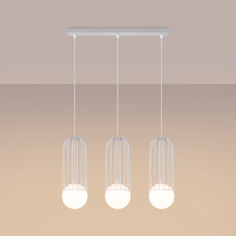 Pendant lamp BRINA 3L white