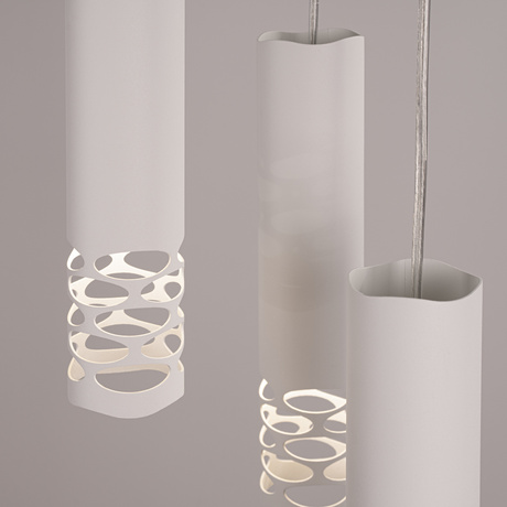 Pendant lamp LIRO 3P white