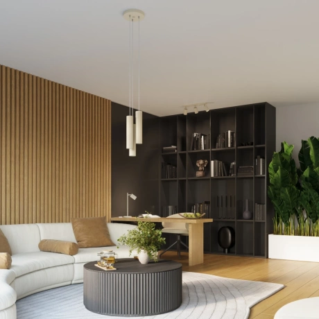 Wall lamp KARBON 30 beige