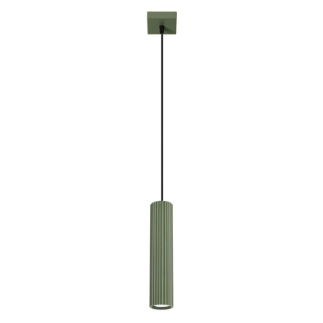 Pendant lamp KARBON 1 olive green