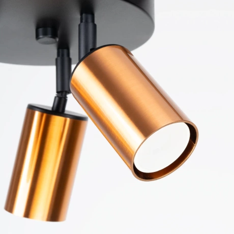 Ceiling lamp WINX 3P black/cooper