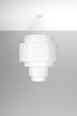 Chandelier REFLEXION 80 white + 7x LED Bulb E27 4000K Cool White 7.5W 650lm
