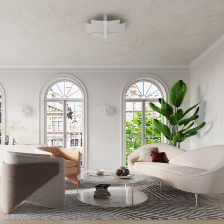 Wall lamp CELIA white + 2x LED Bulb G9 4000K Cool White 4.5W 530lm