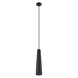 Pendant lamp ELECTRA black concrete + 1x LED Bulb GU-10 3000K Warm 7W 510lm