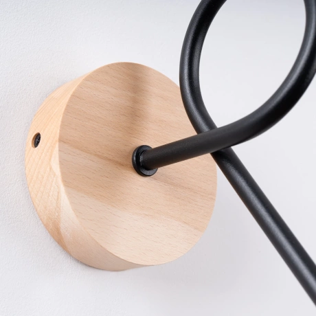 Wall lamp EMBER schwarz