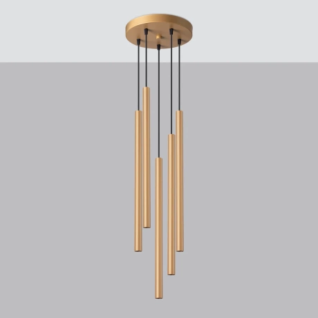 Pendant lamp PASTELO 5P gold