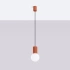Pendant lamp HALO 1 red ochra