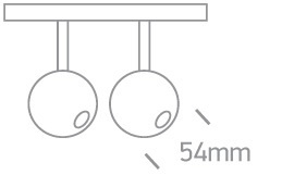 NOXE 2 black LED 3000K 14W 1120lm