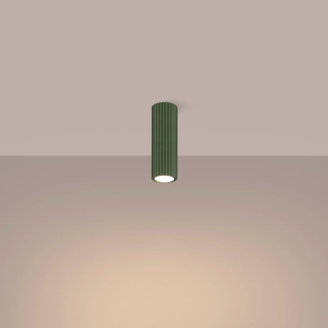 Ceiling lamp KARBON 20 olive green