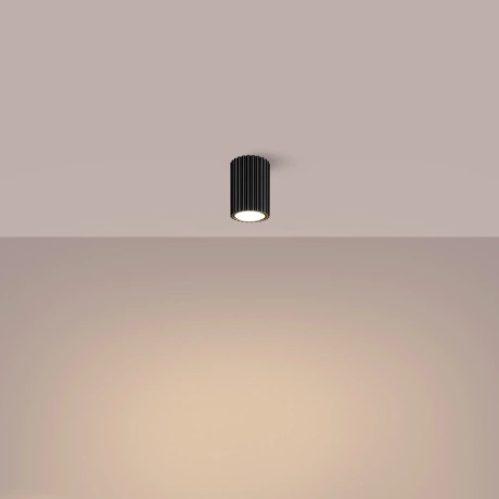 Ceiling lamp KARBON 10 black