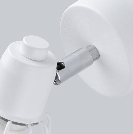 Wall lamp ARTEMIS 1 white + 1x LED Bulb E14 3000K Warm 7.5W 620lm