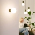Wall lamp HALO olive green IP44