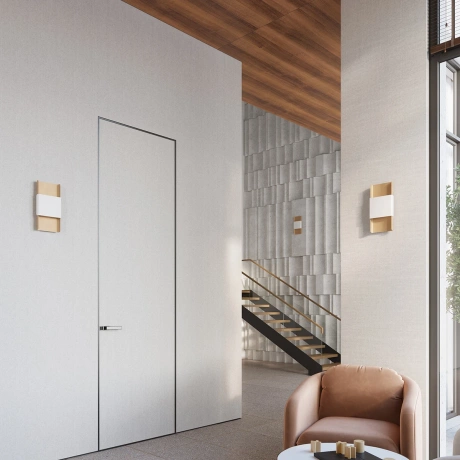 Wall lamp DURLIN gold/white